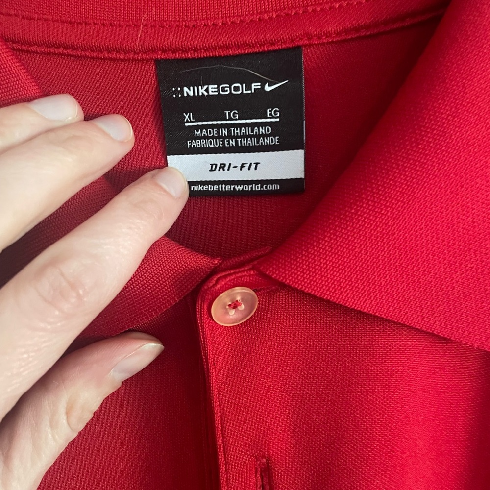 Nike dri fit golf shirt